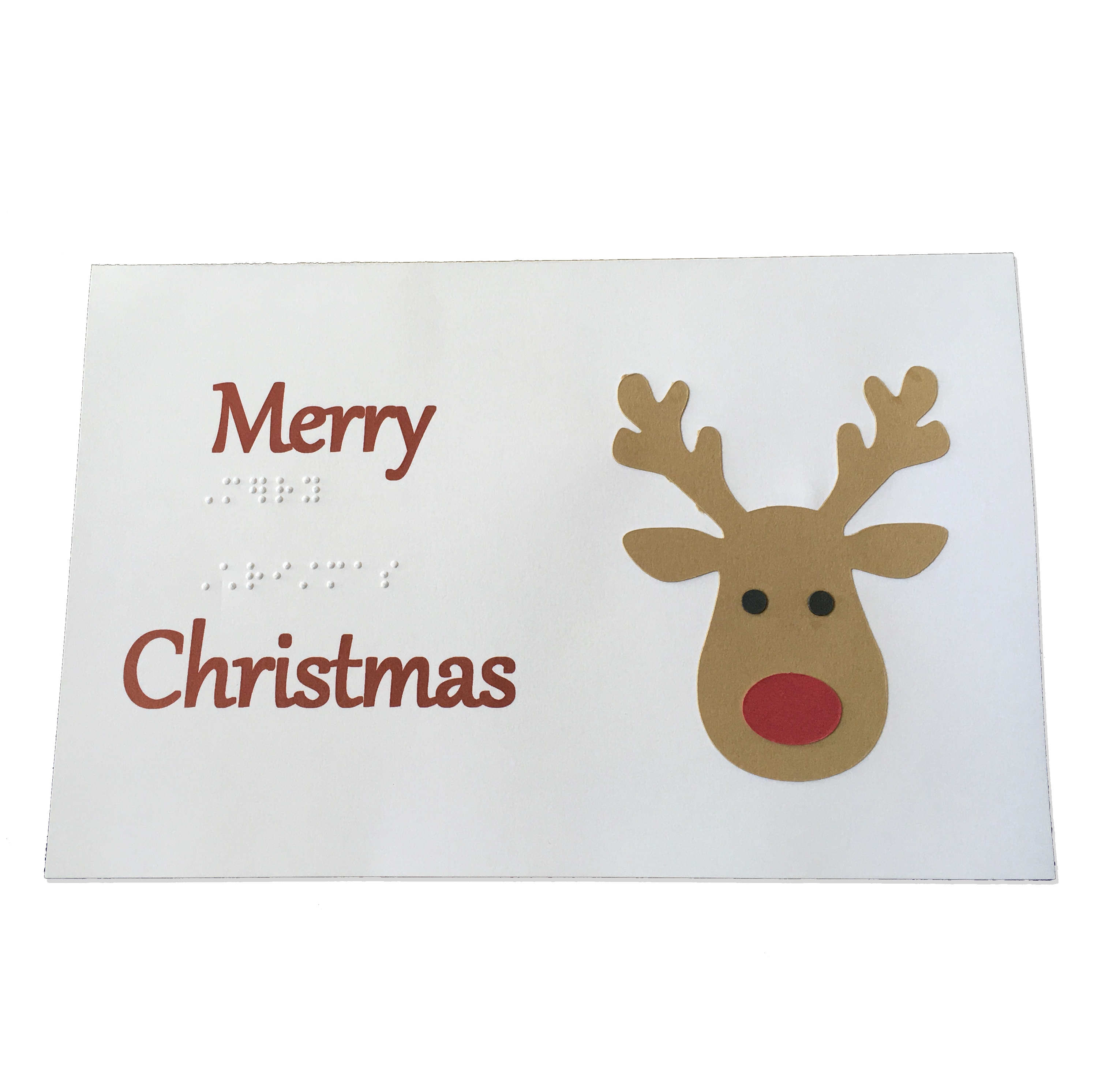 Christmas Card Rudolph